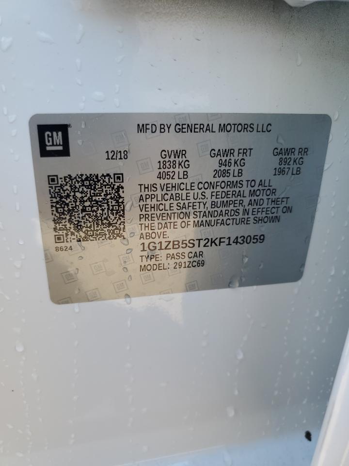 2019 CHEVROLET MALIBU