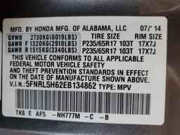 2014 HONDA ODYSSEY