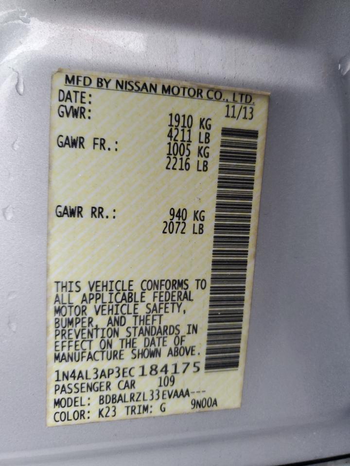 2014 NISSAN ALTIMA