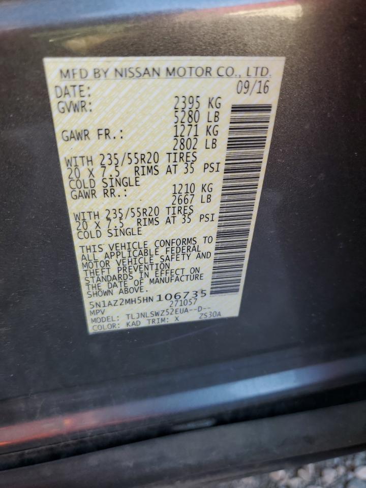 2017 NISSAN MURANO