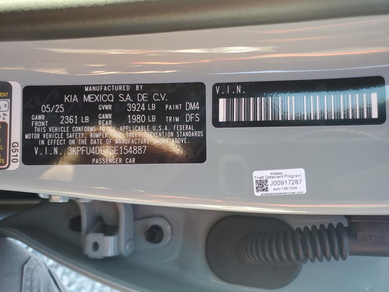 2025 KIA K4