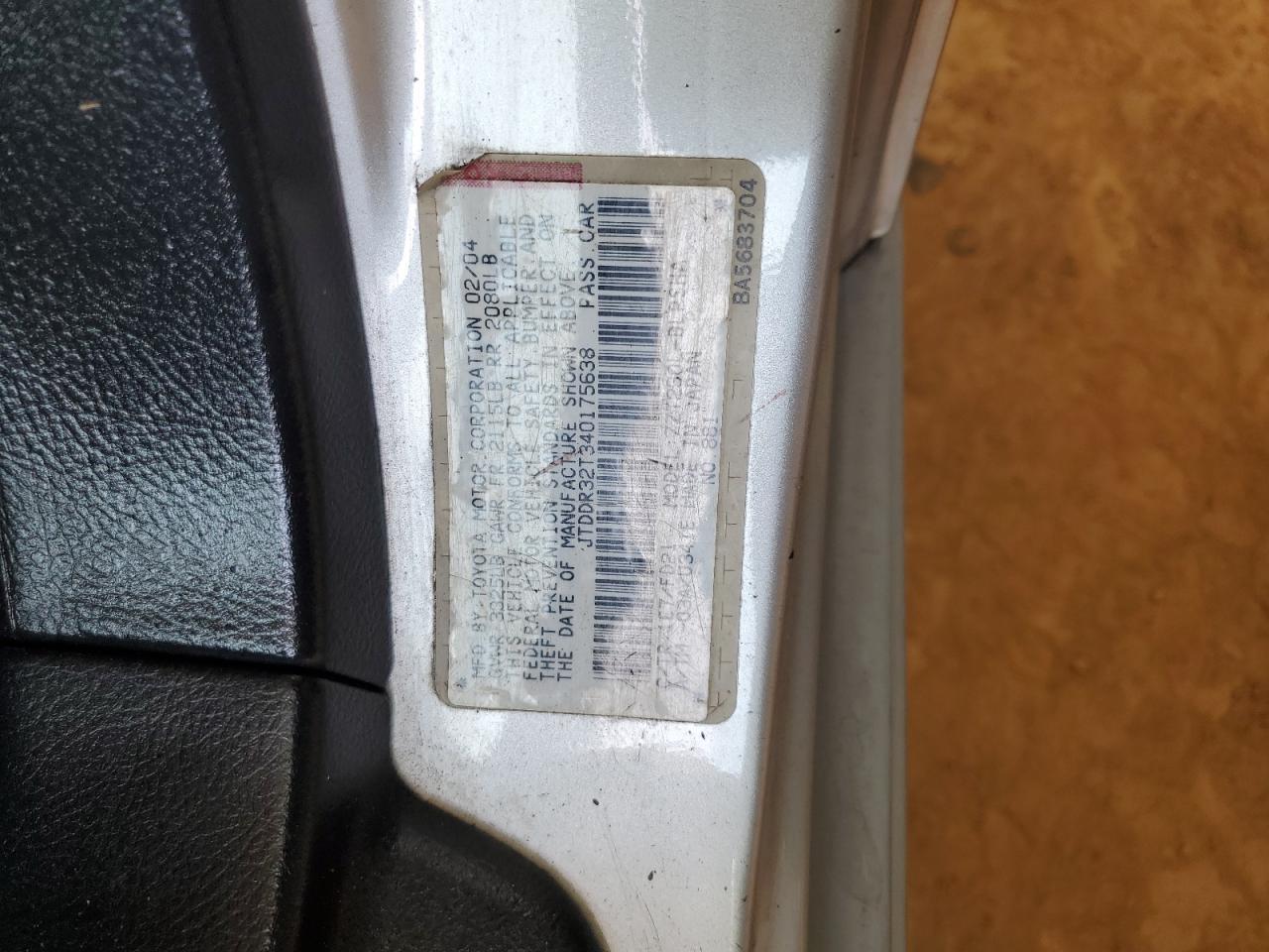2004 TOYOTA Celica
