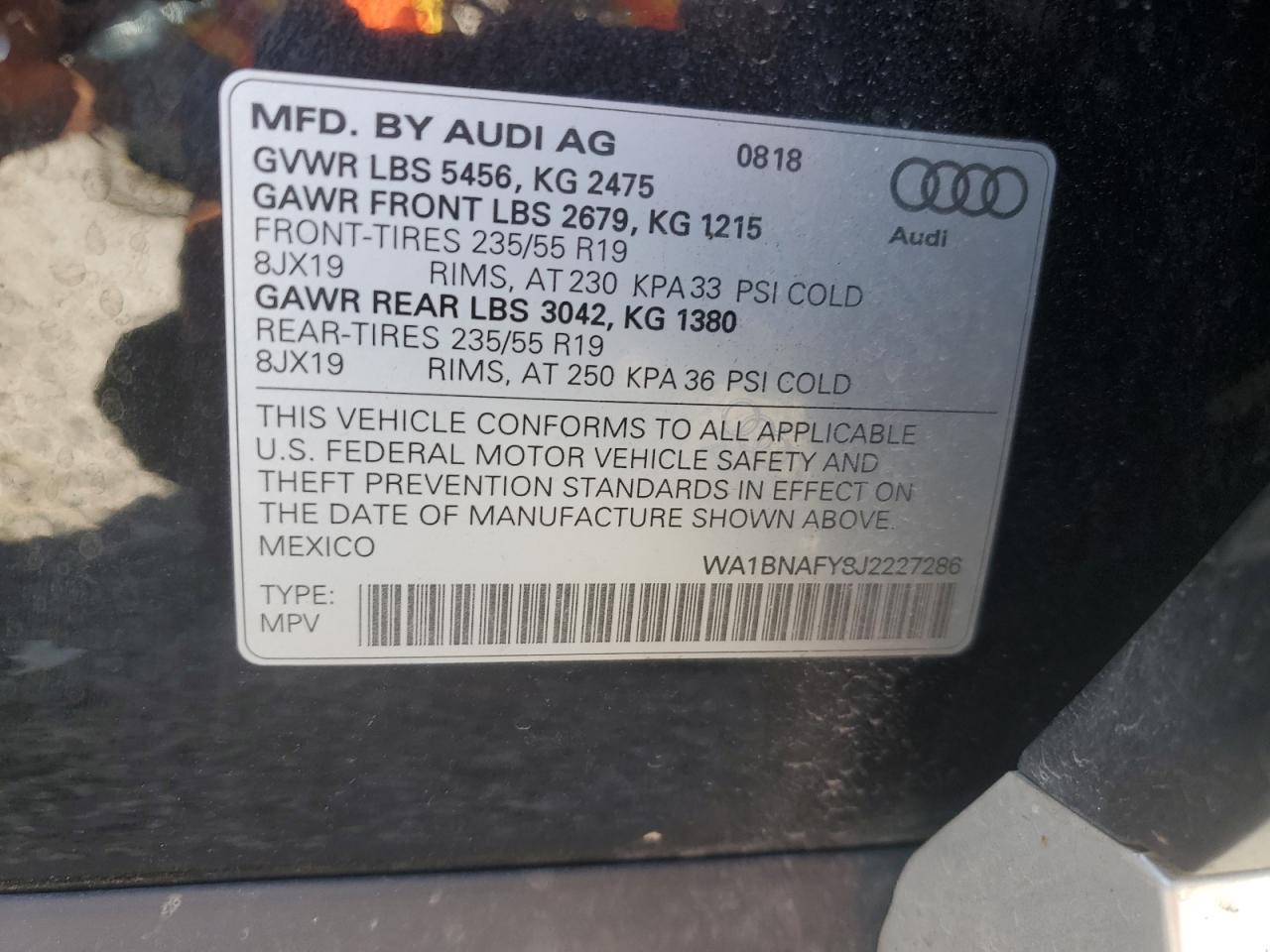 2018 AUDI Q5