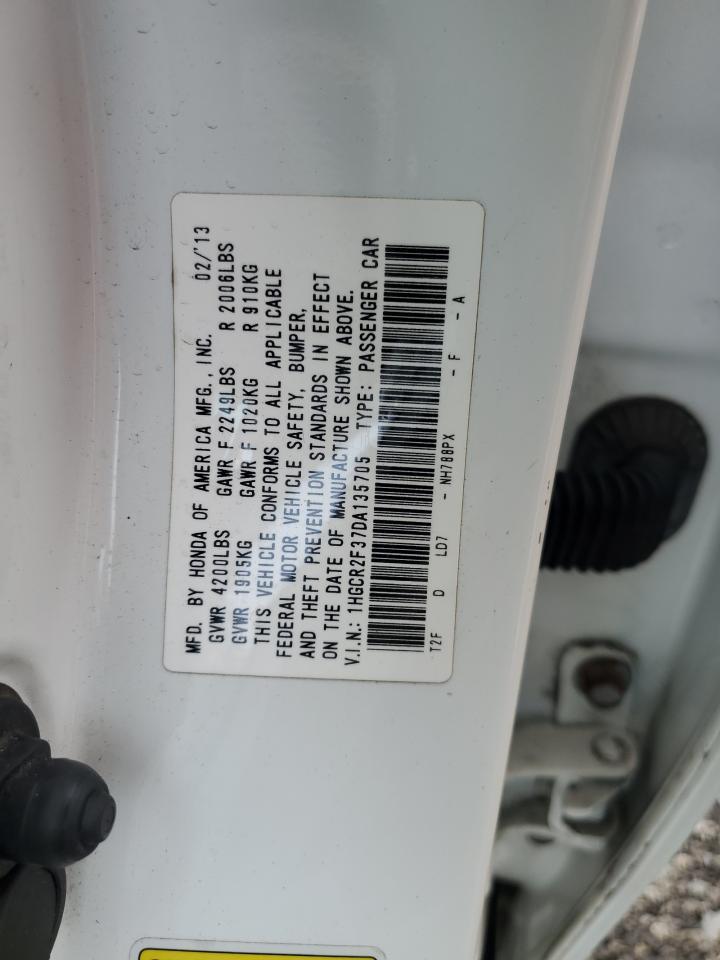 2013 HONDA ACCORD