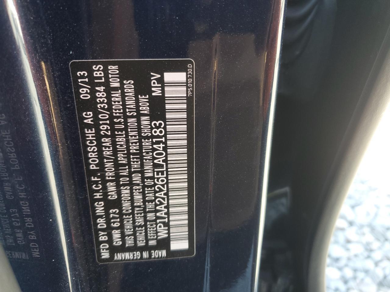 2014 PORSCHE CAYENNE