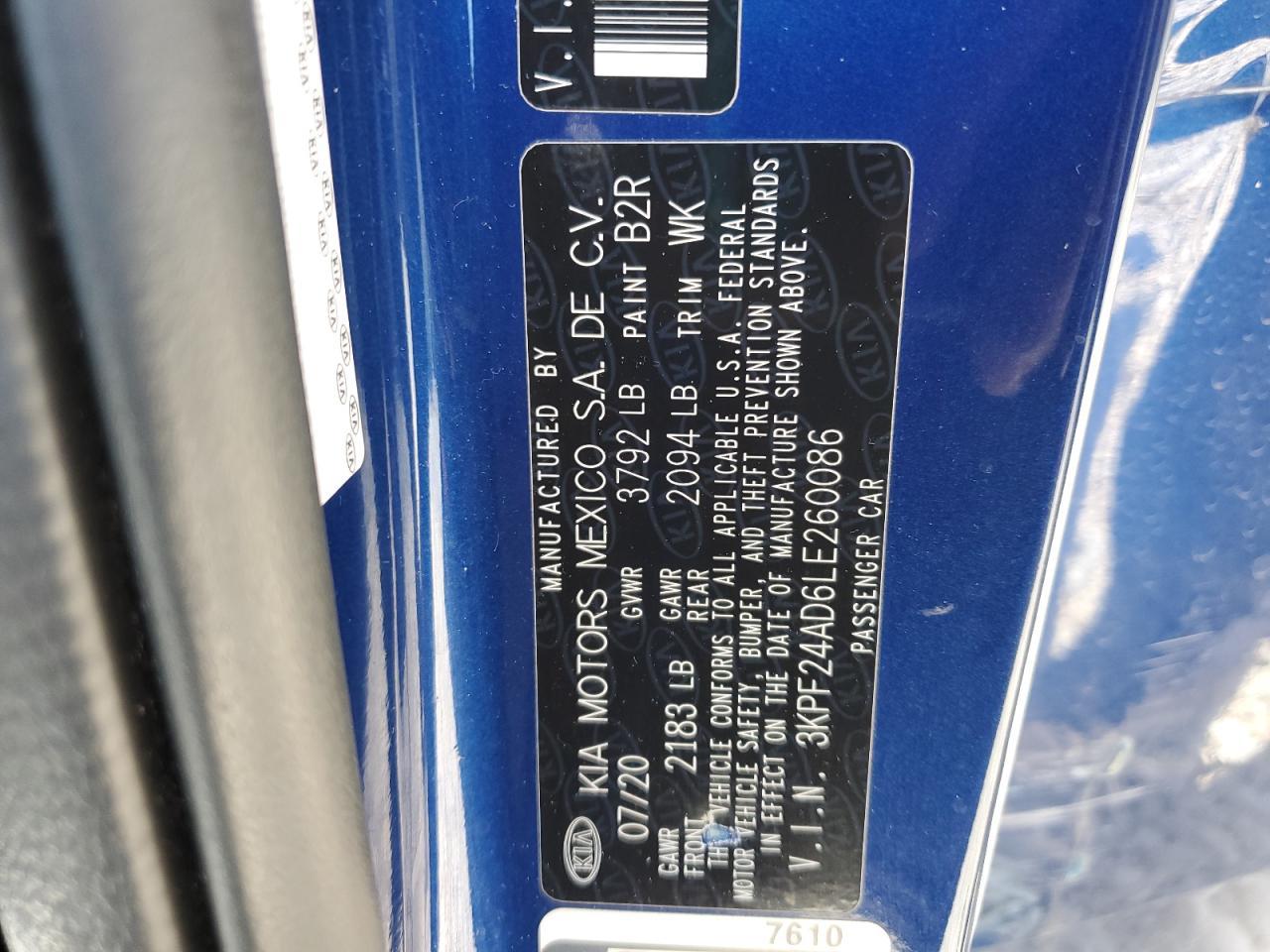 2020 KIA FORTE