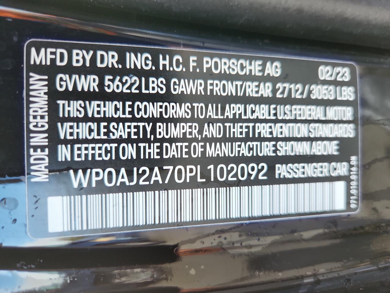 2023 PORSCHE Panamera
