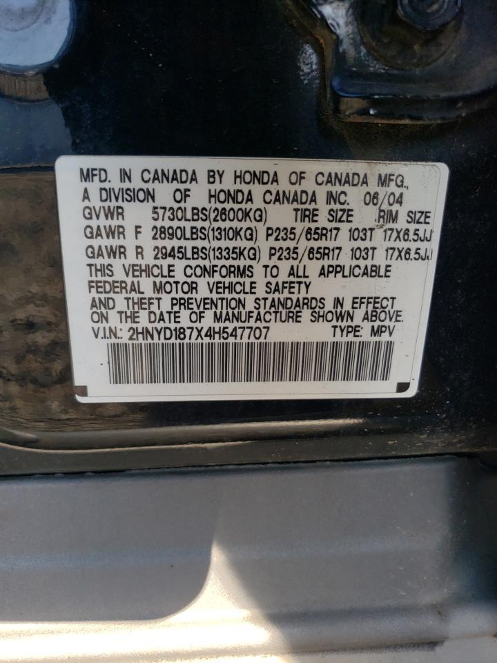 2004 ACURA MDX