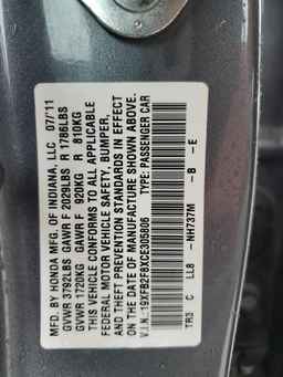 2012 HONDA CIVIC