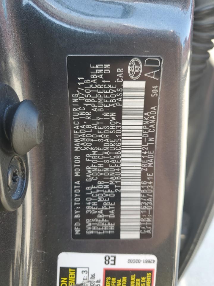 2011 TOYOTA COROLLA