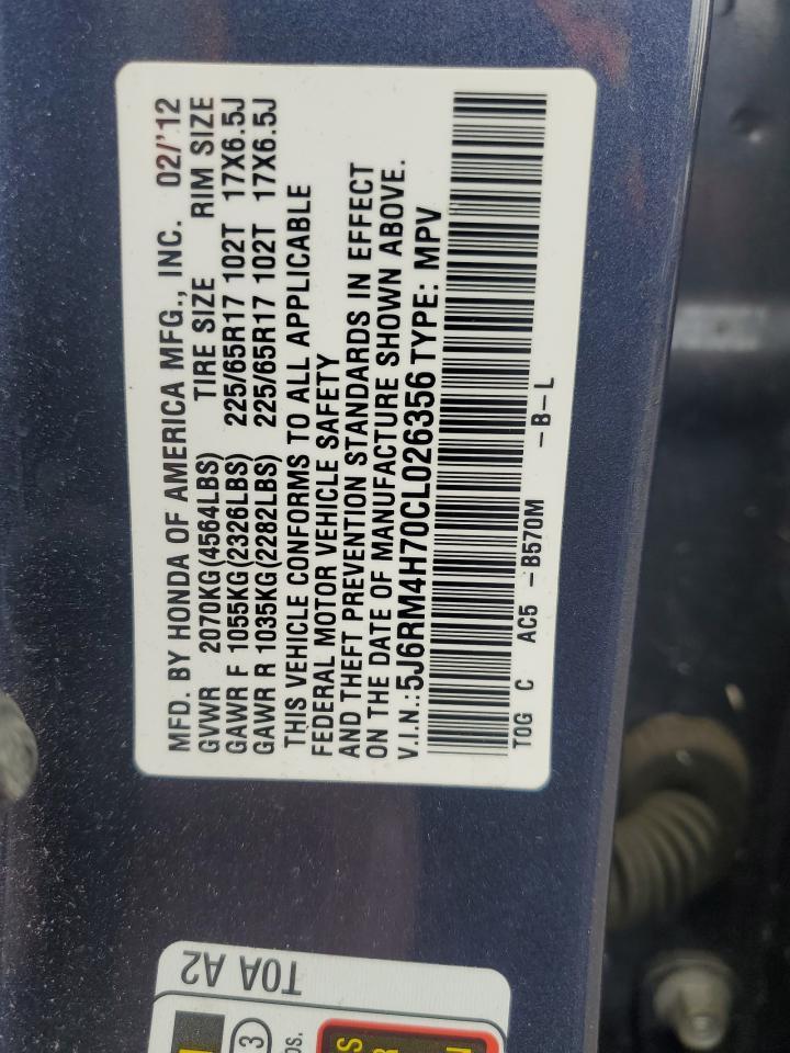 2012 HONDA CR-V