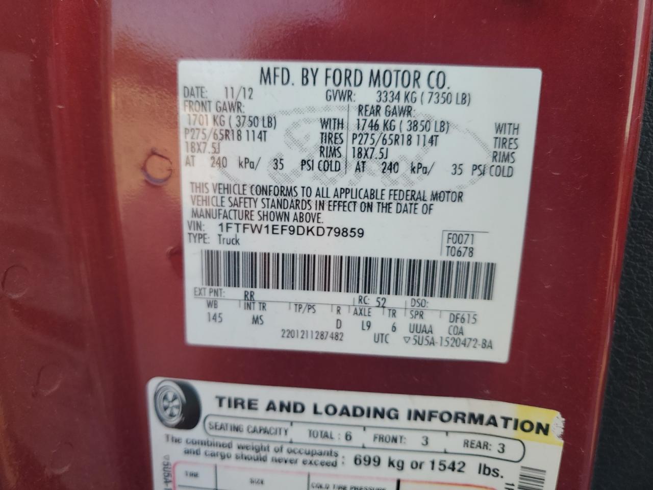 2013 FORD F-150