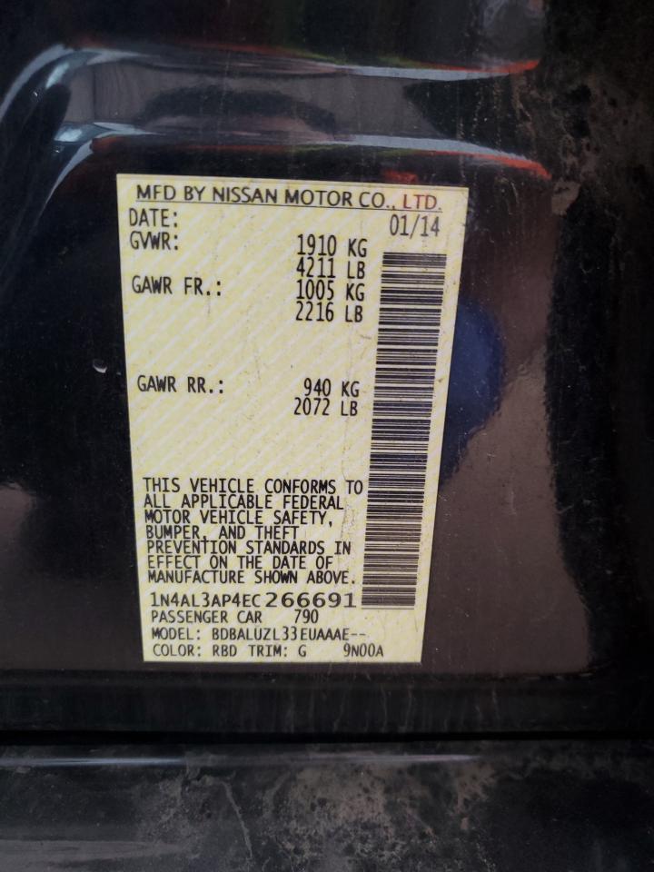 2014 NISSAN ALTIMA