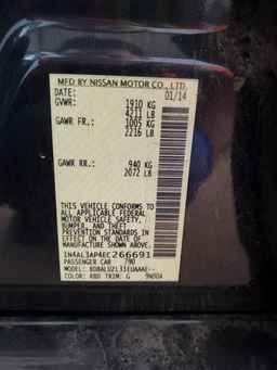 2014 NISSAN ALTIMA