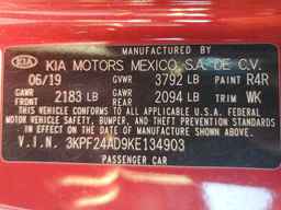 2019 KIA FORTE