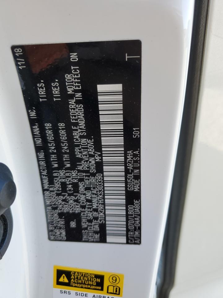 2019 TOYOTA HIGHLANDER