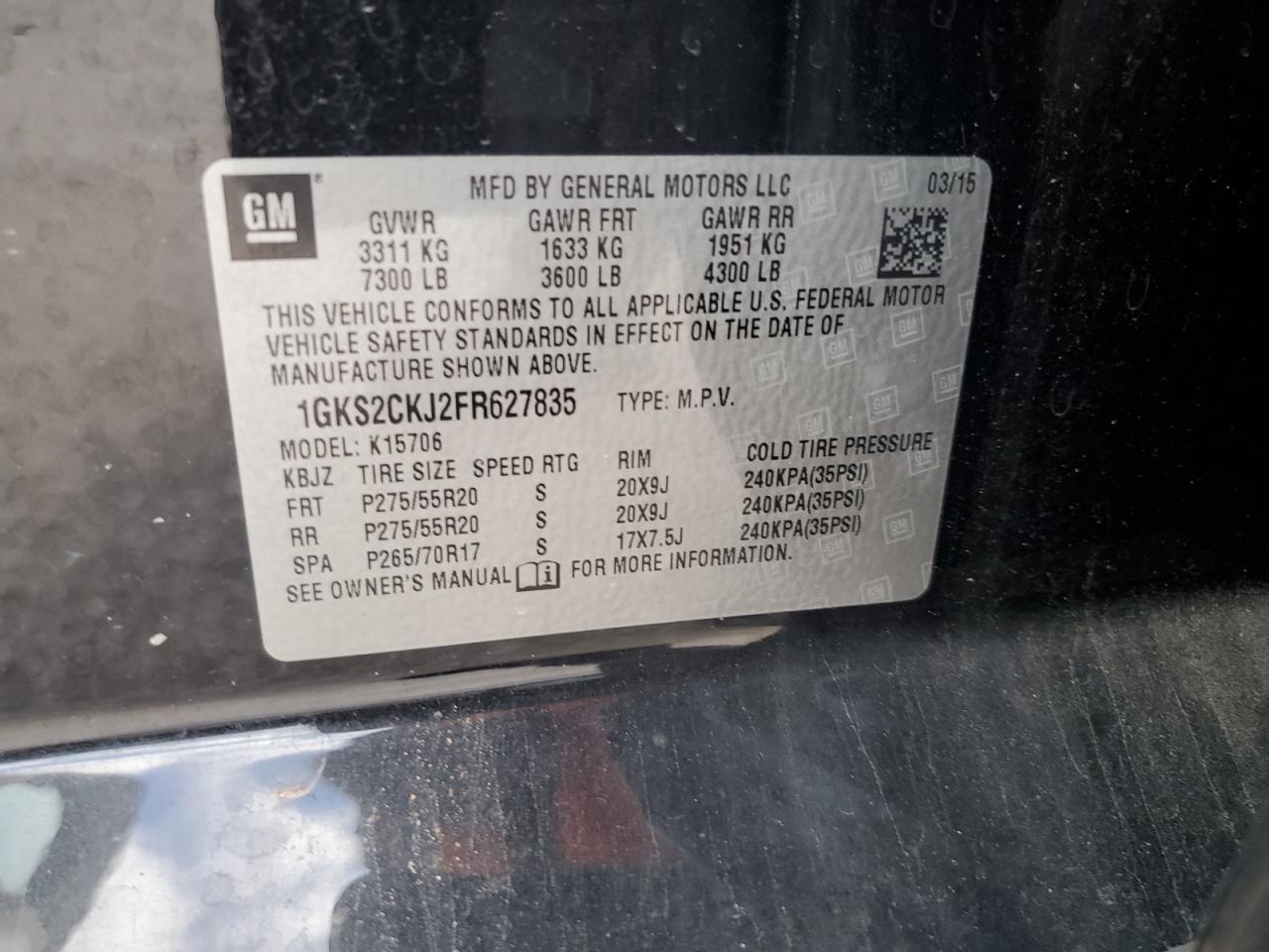 2015 GMC Yukon