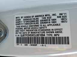 2012 HONDA Crosstour