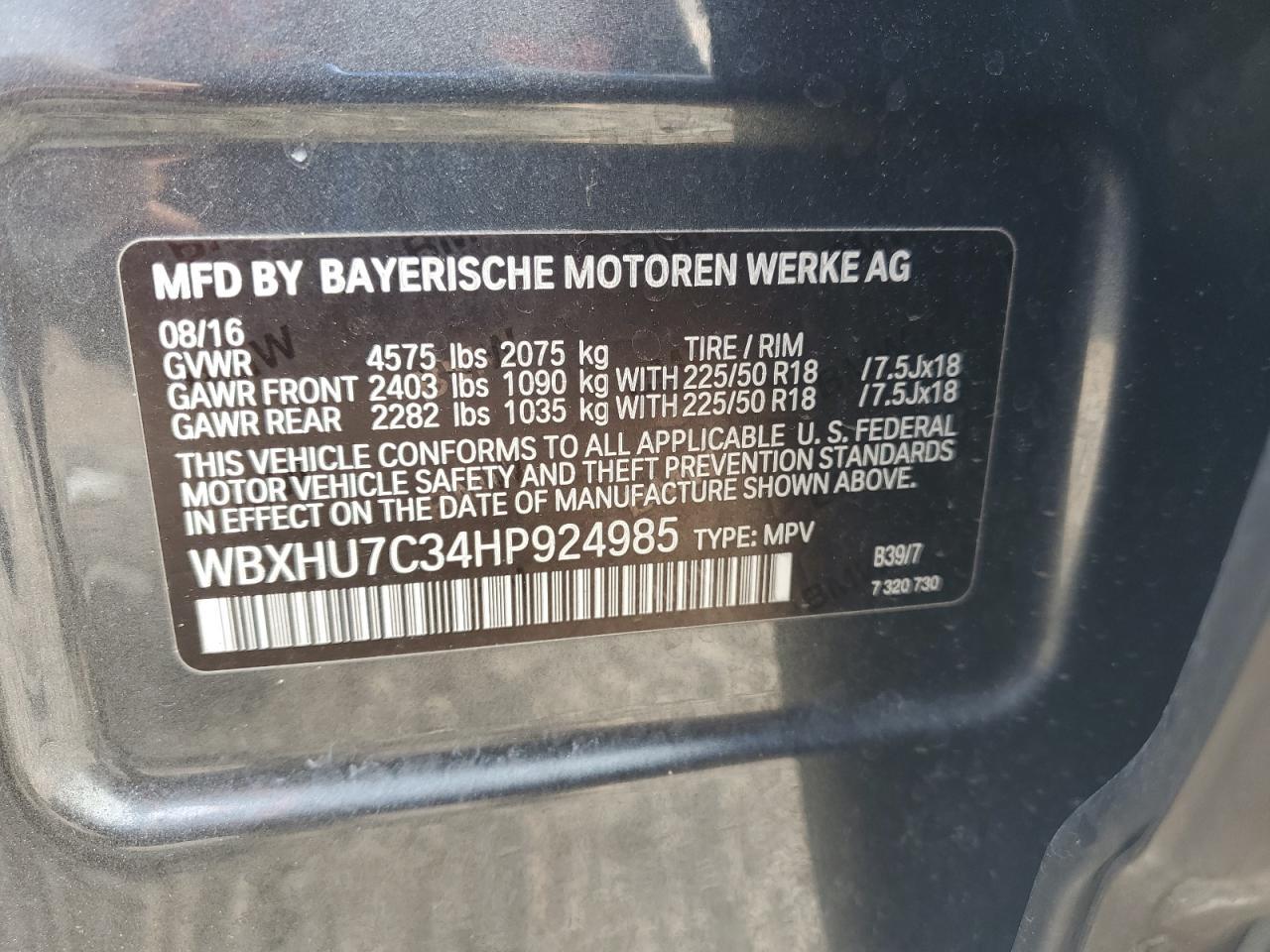 2017 BMW X1