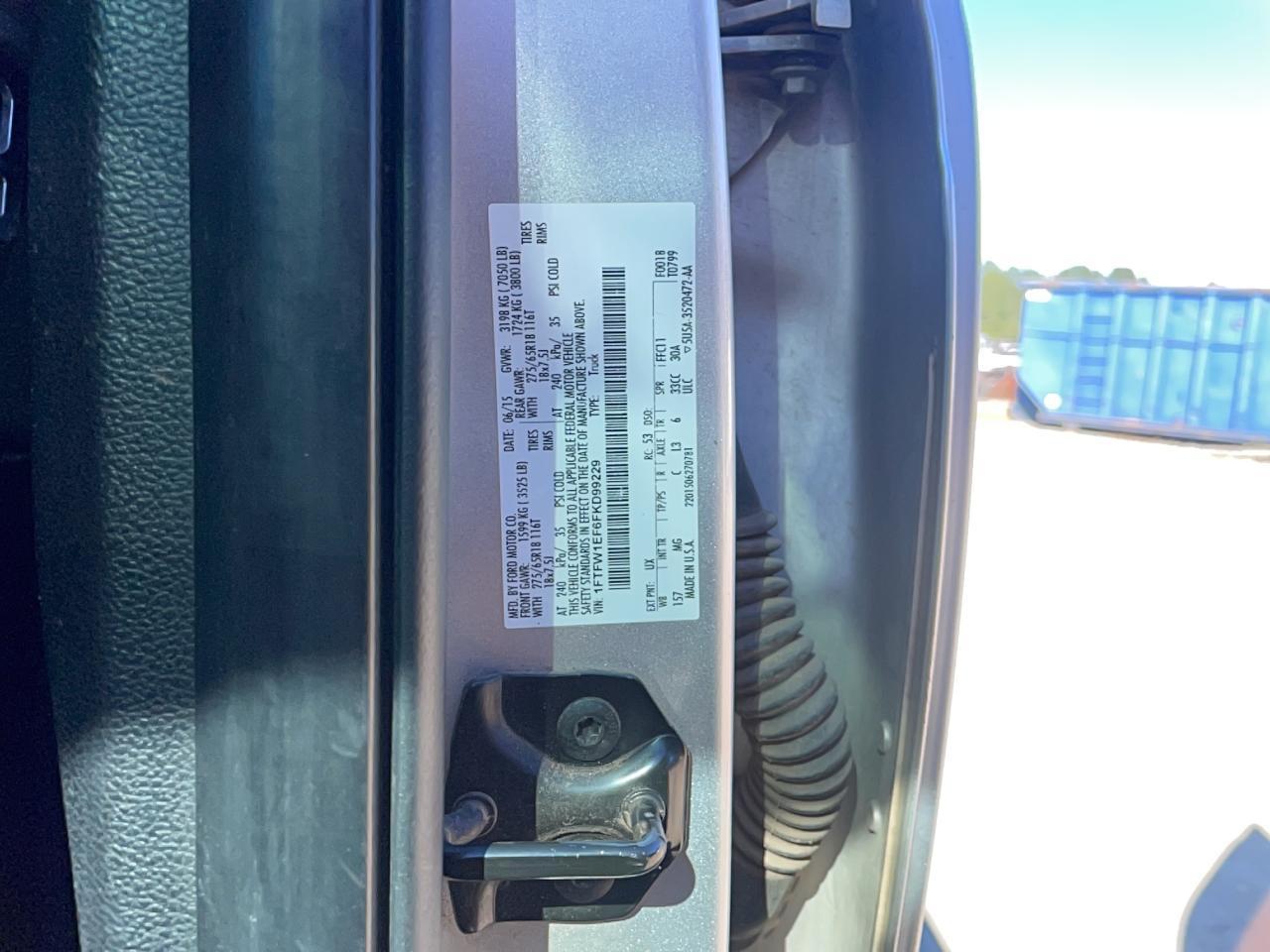 2015 FORD F-150