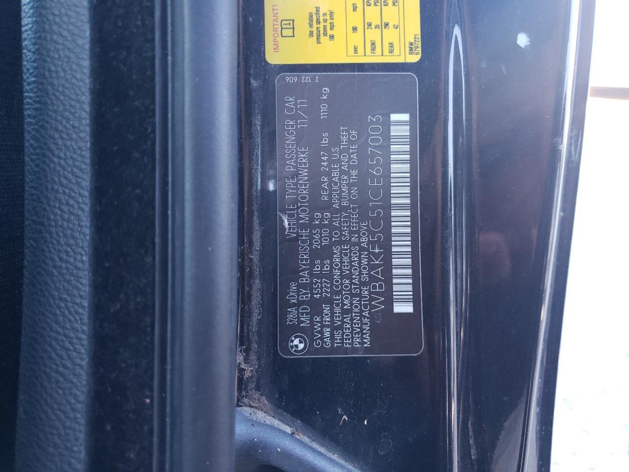 2012 BMW 3 SERIES