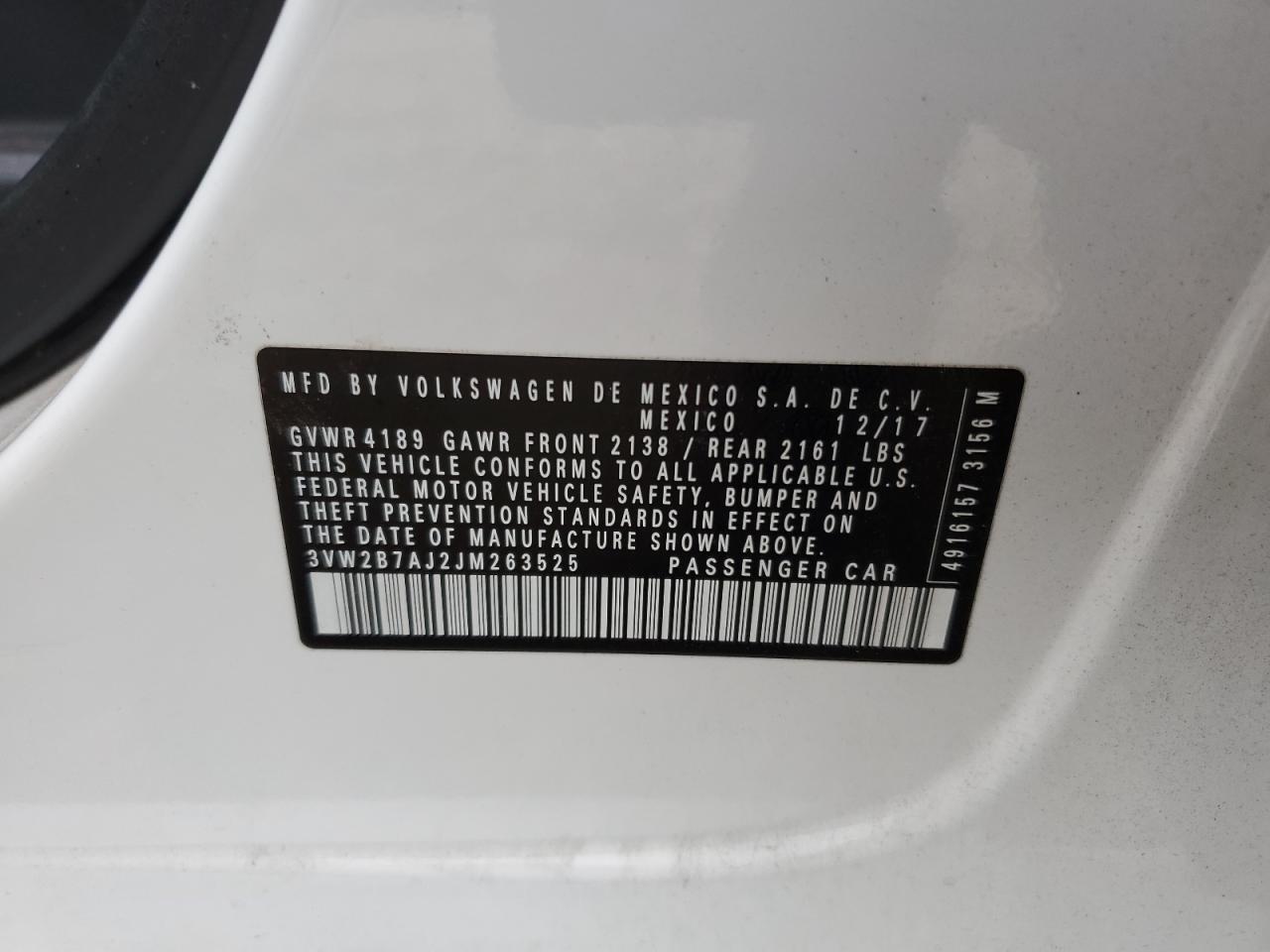 2018 VOLKSWAGEN JETTA