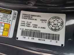 2012 HONDA CIVIC