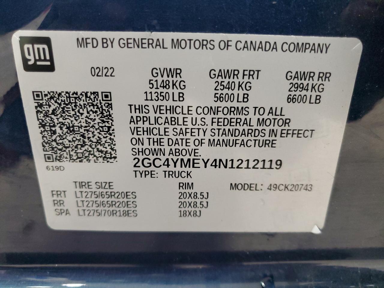 2022 CHEVROLET Silverado