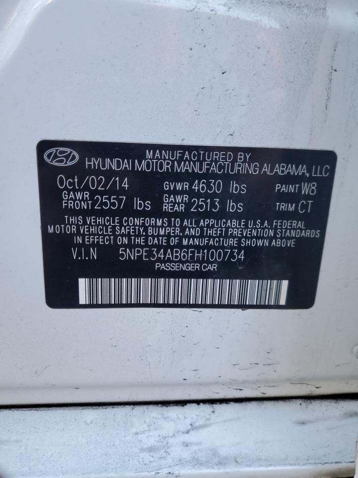 2015 HYUNDAI SONATA