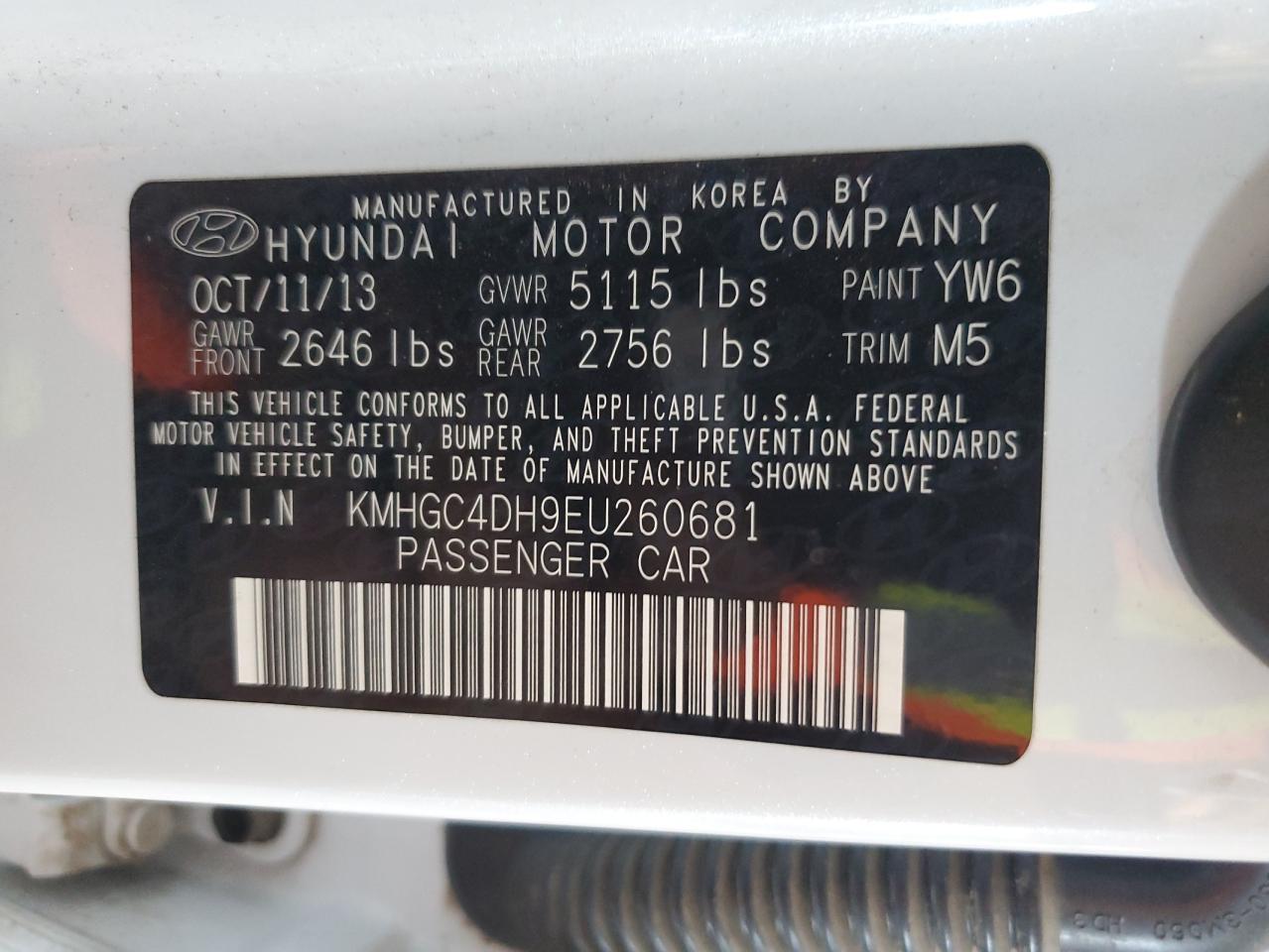 2014 HYUNDAI GENESIS