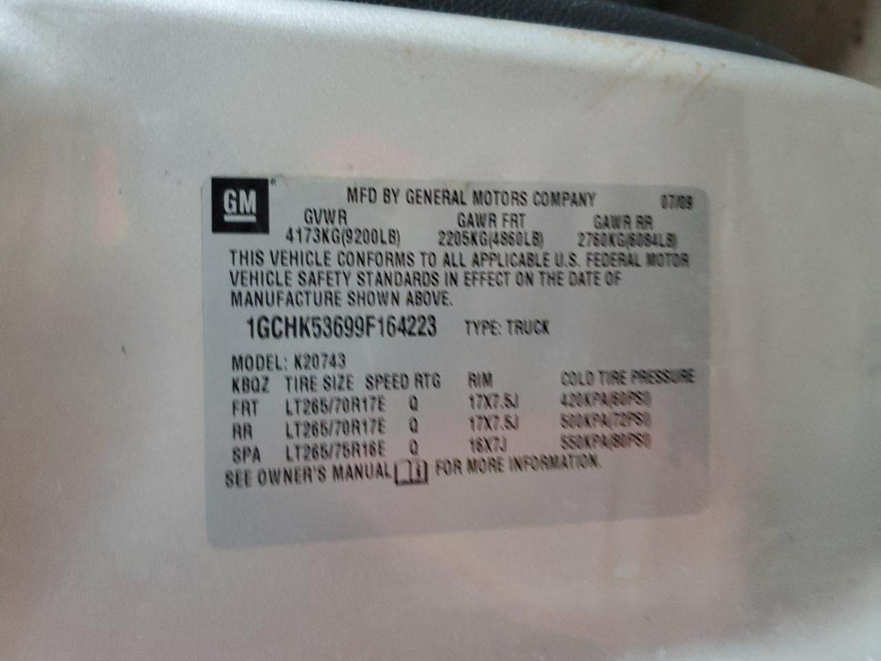 2009 CHEVROLET Silverado