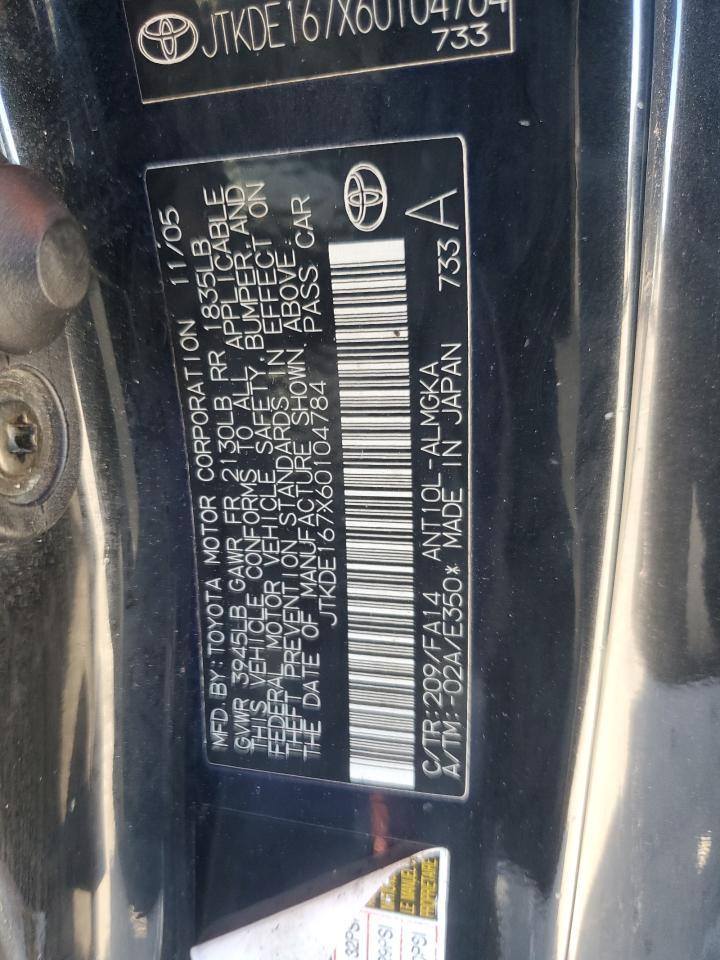 2006 TOYOTA SCION