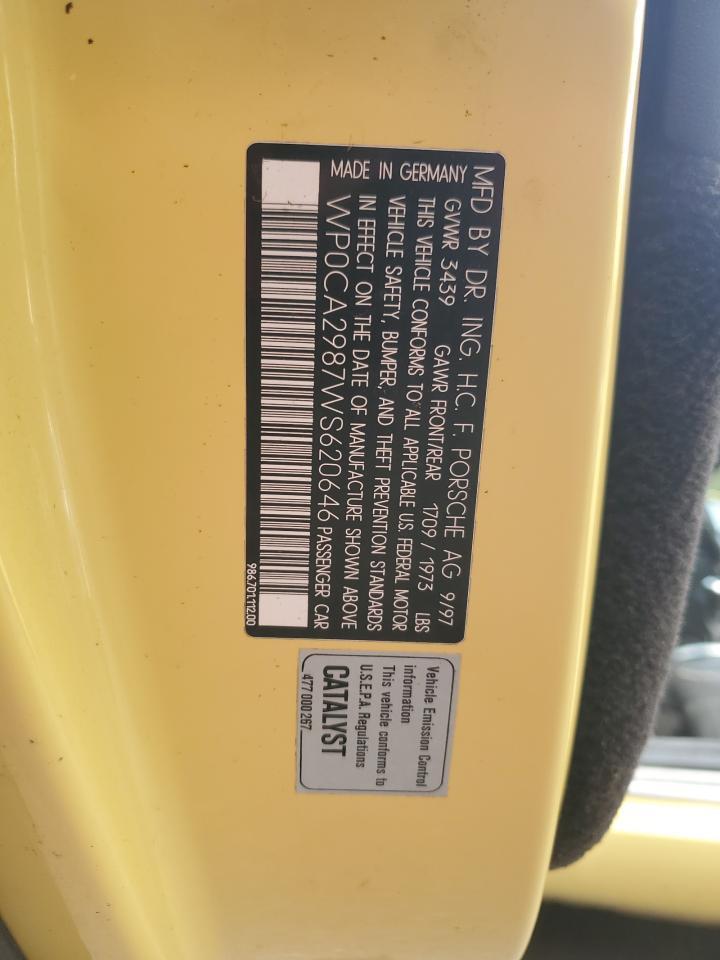 1998 PORSCHE Boxster