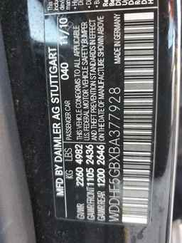 2011 MERCEDES-BENZ E-Class
