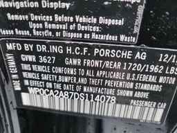 2013 PORSCHE Boxster