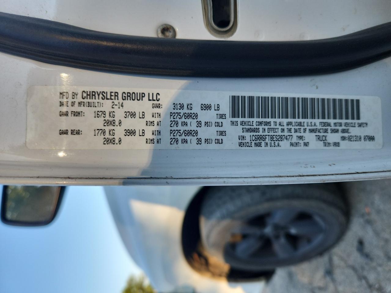 2014 RAM 1500
