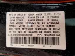 2014 HONDA ACCORD