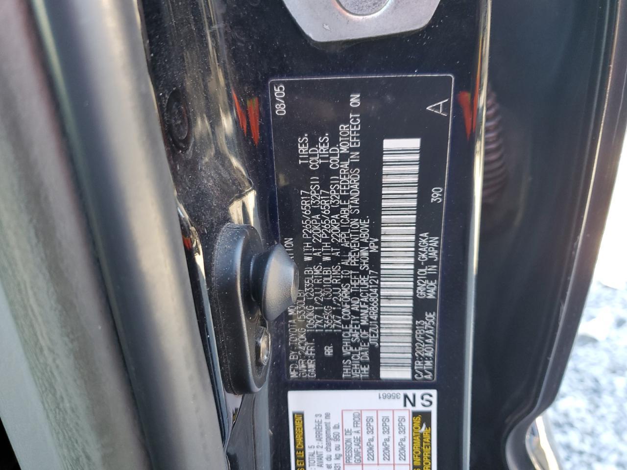 2006 TOYOTA 4Runner