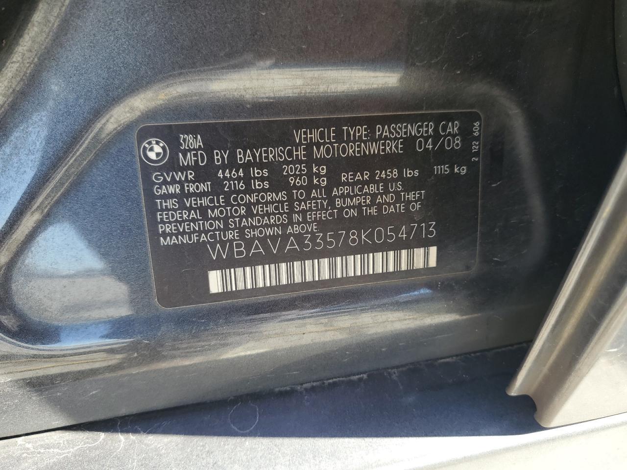 2008 BMW 3 SERIES