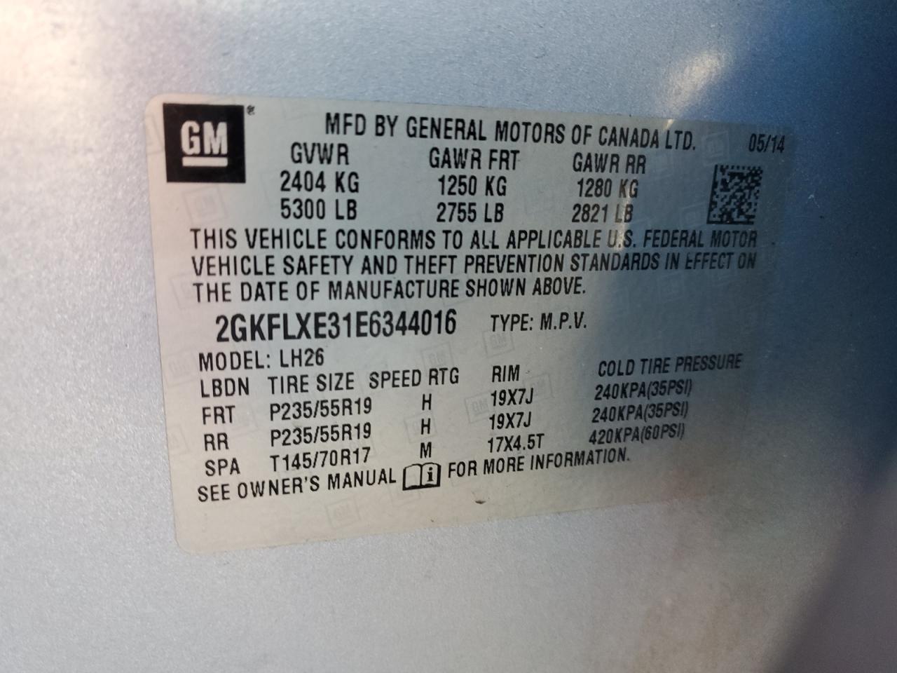 2014 GMC Terrain