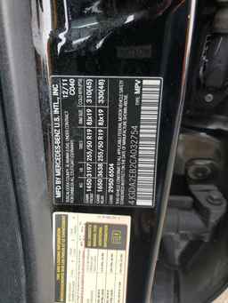 2012 MERCEDES-BENZ ML-Class
