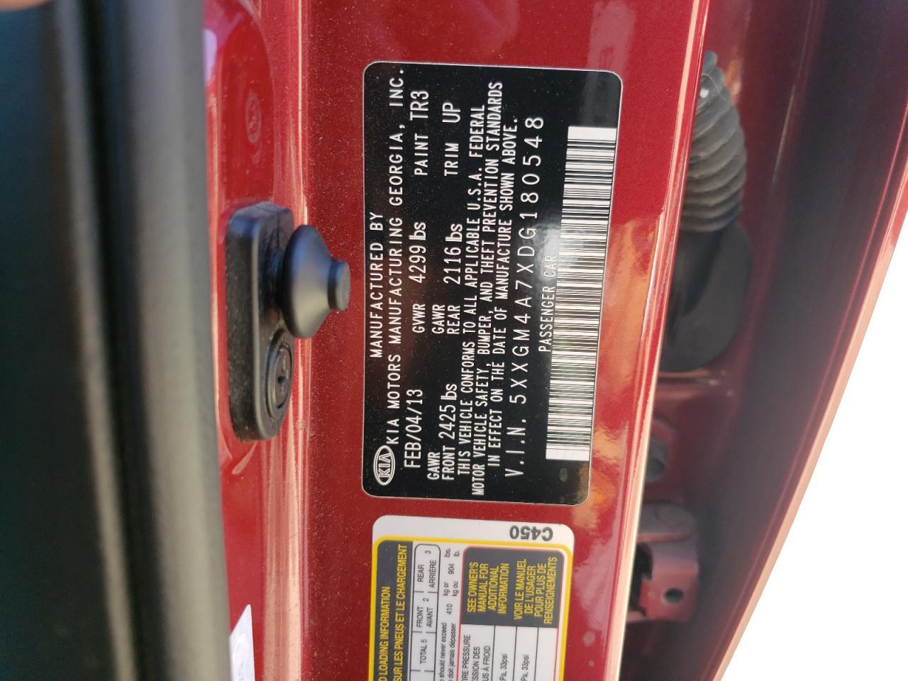 2013 KIA OPTIMA