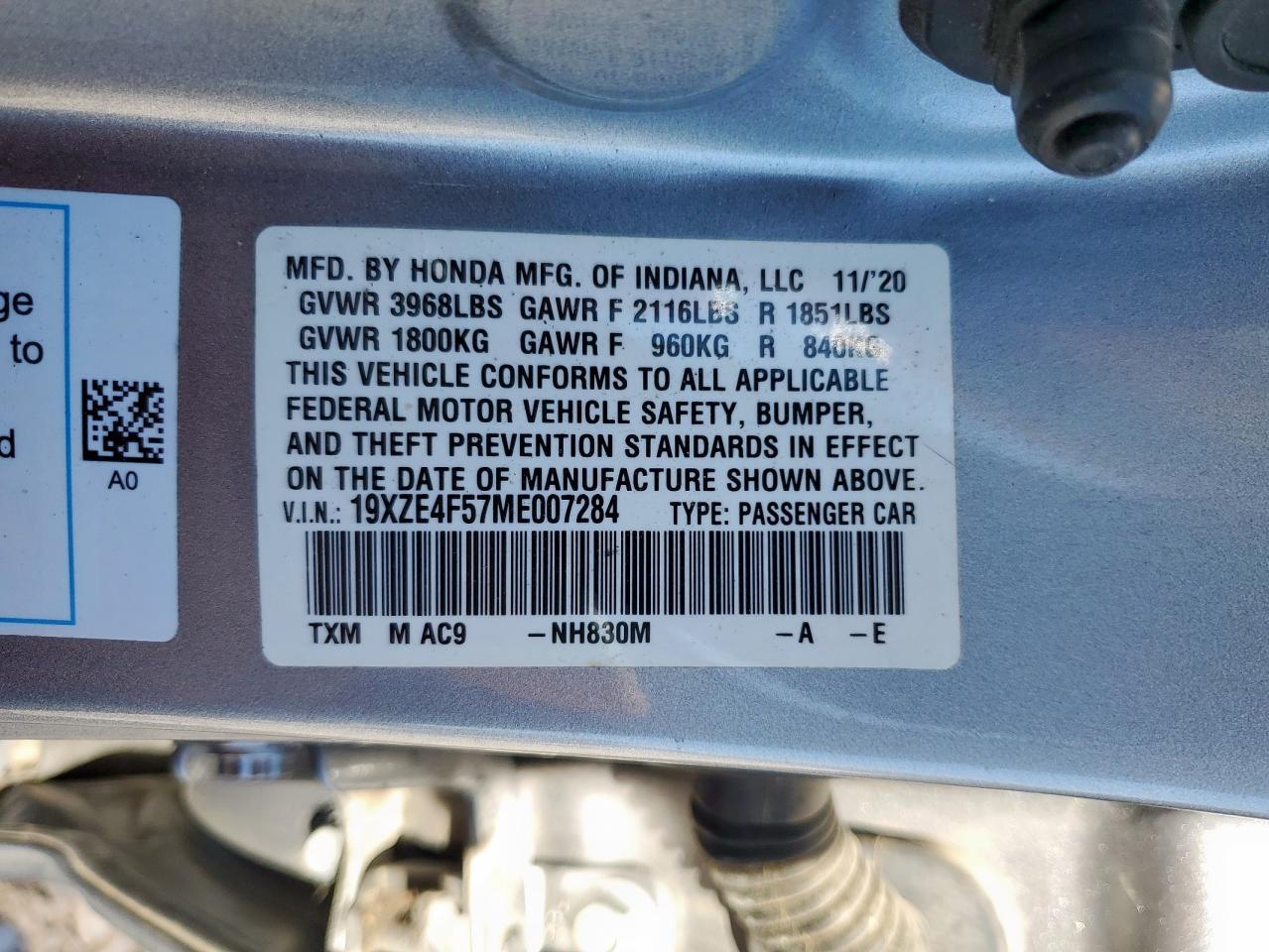 2021 HONDA Insight