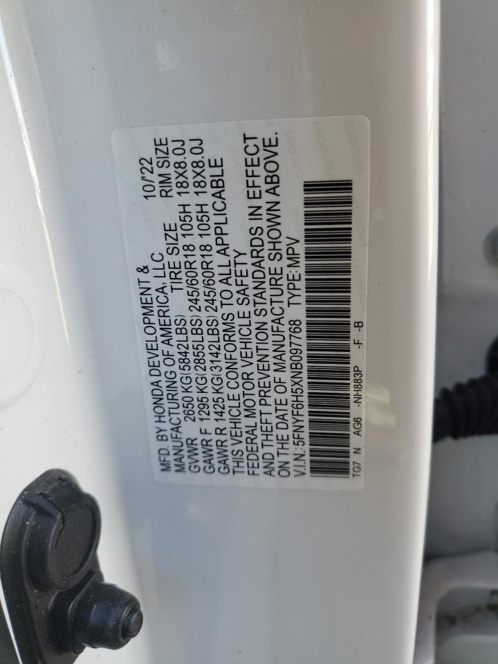 2022 HONDA PILOT