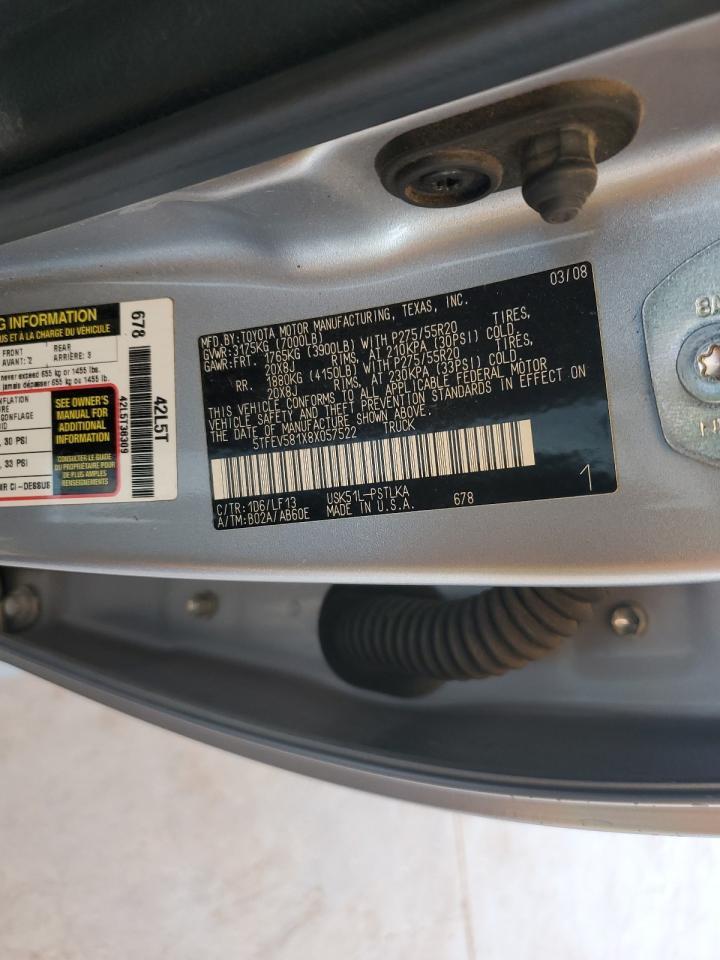 2008 TOYOTA TUNDRA