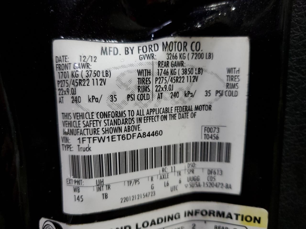 2013 FORD F-150
