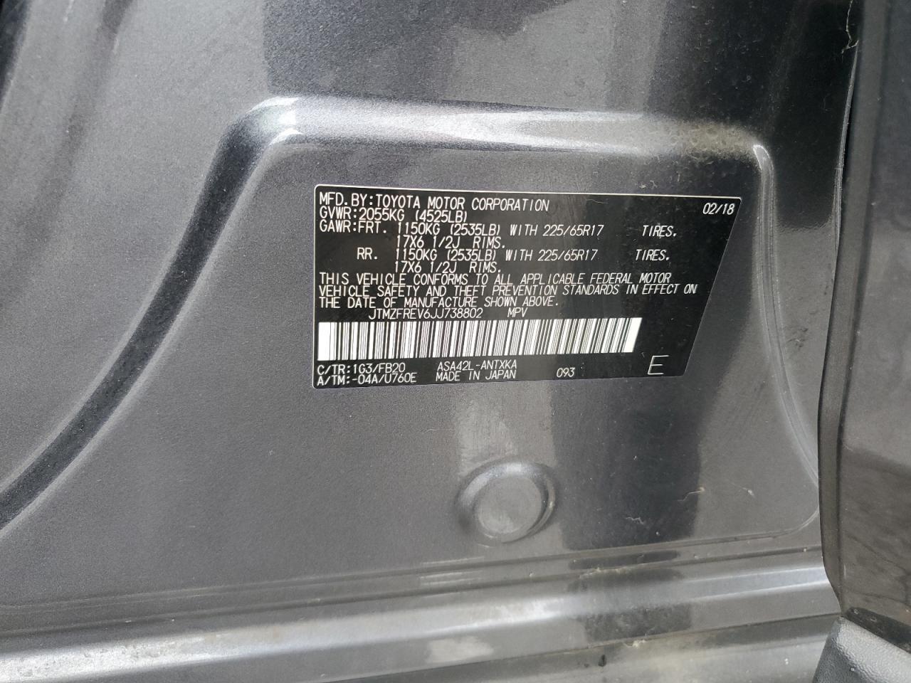 2018 TOYOTA RAV4