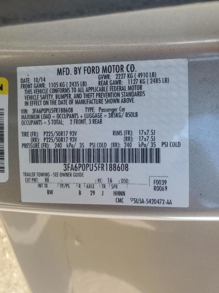 2015 FORD FUSION