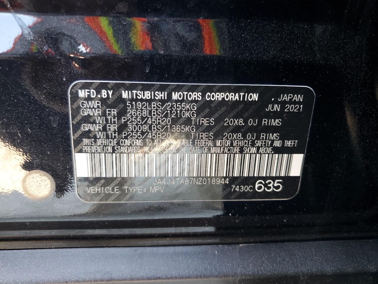2022 MITSUBISHI outlander