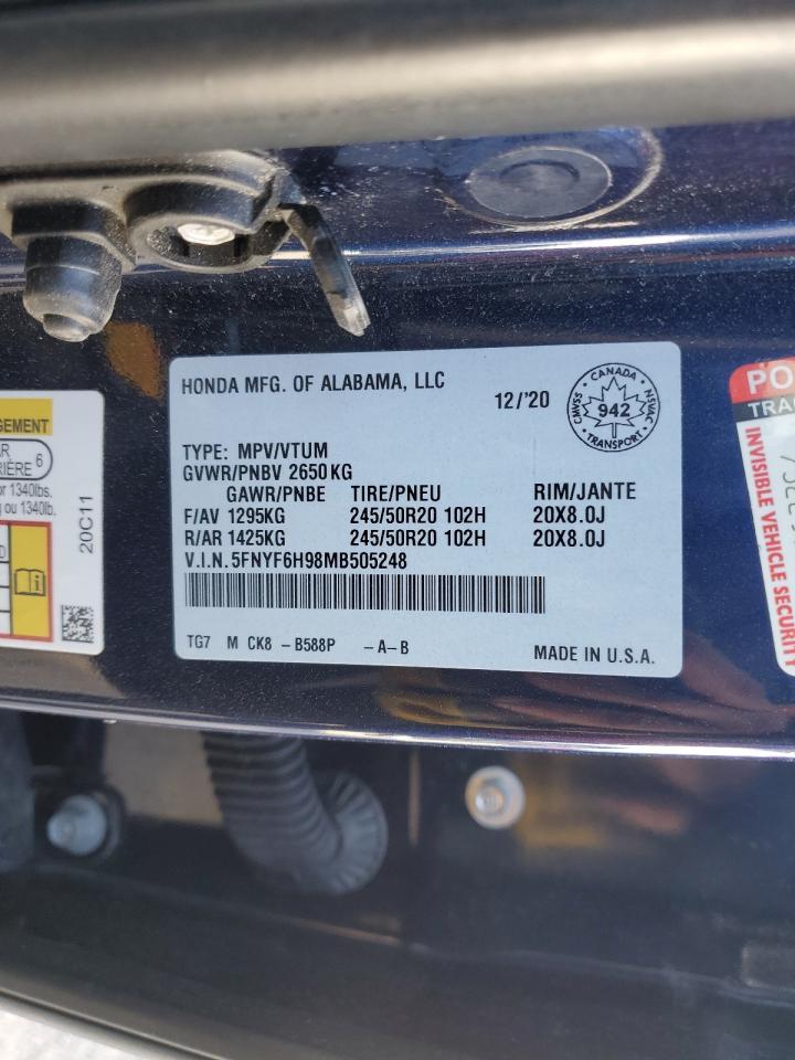 2021 HONDA PILOT